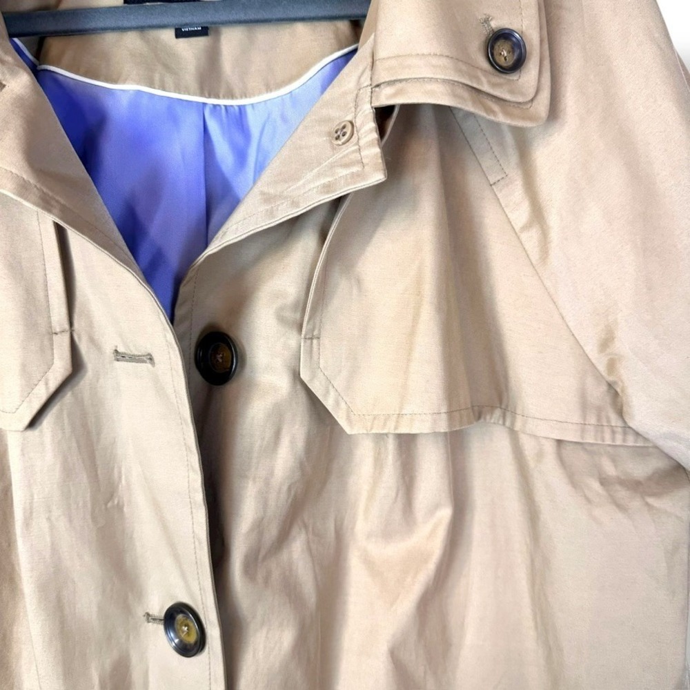 London Fog Collection Trench Coat Womens XL Tan - Picture 3 of 7